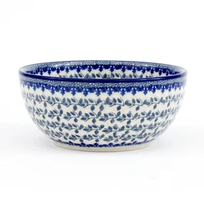 Miska ceramiczna C38 0,6l <br> Unikat U4830 Białe Gile Marii Starzyk Ceramika Artystyczna Bolesławiec